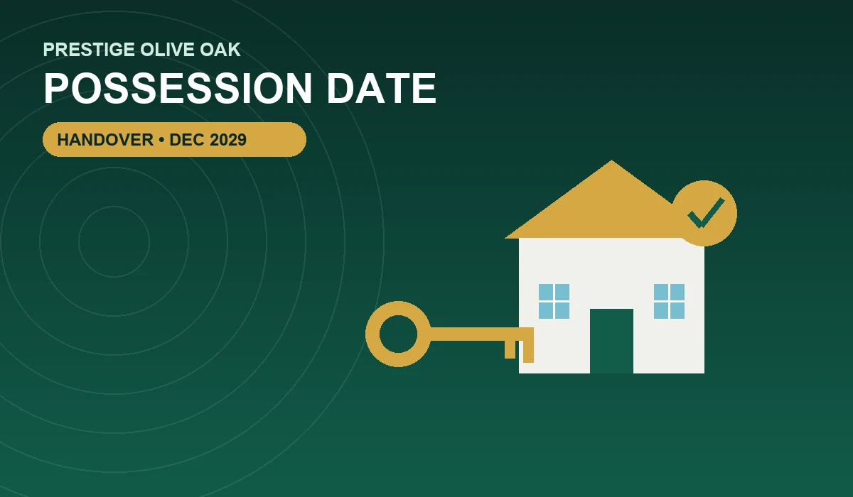 Prestige Olive Oak Possession Date
